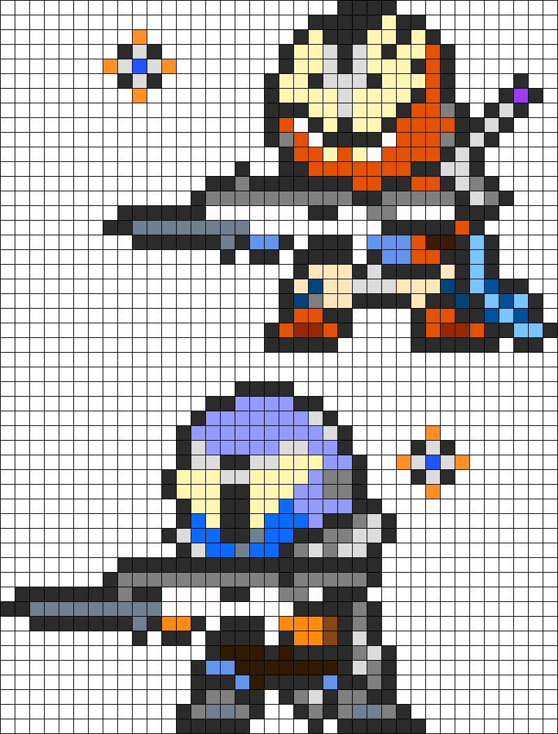 Destiny Titan Warloc Perler Bead Pattern / Bead Sprite - Destiny Perler Bead Pattern Clipart (799x1051), Png Download