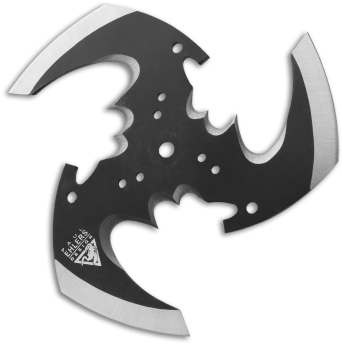 Paul Ehlers Mastery Cutlery Tri Blade Throwing Shuriken - Tri Shuriken Clipart (711x800), Png Download