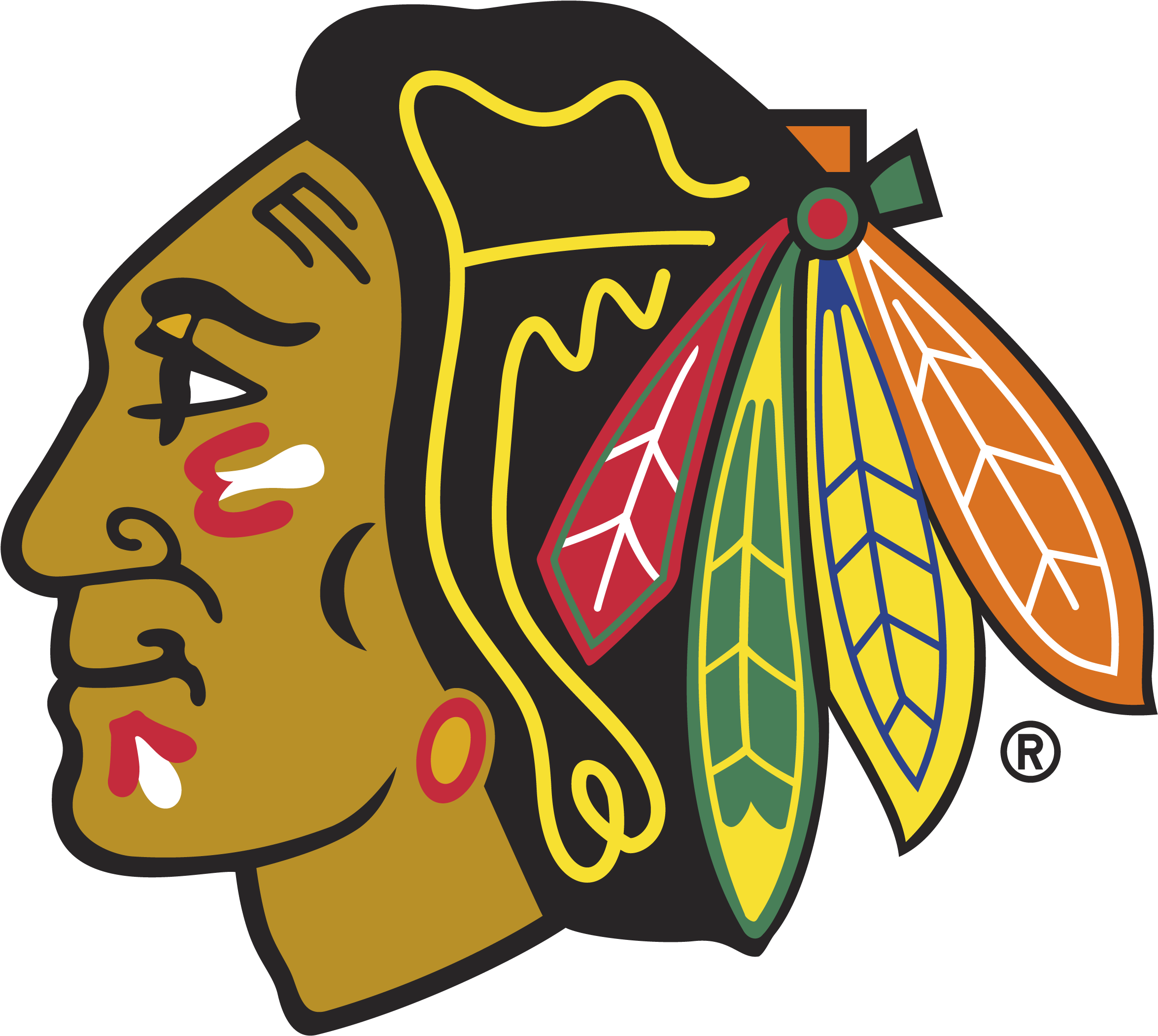 Chicago Blackhawks Logo - Chicago Blackhawks Transparent Logo Clipart (3840x2160), Png Download