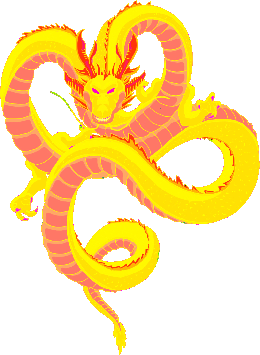 Shenron Png - Illustration Clipart (1107x1500), Png Download