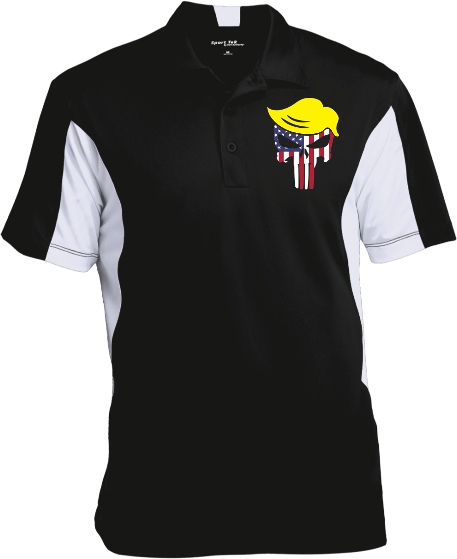 Men's Colorblock Performance Polo - Punisher Clipart (1155x1155), Png Download