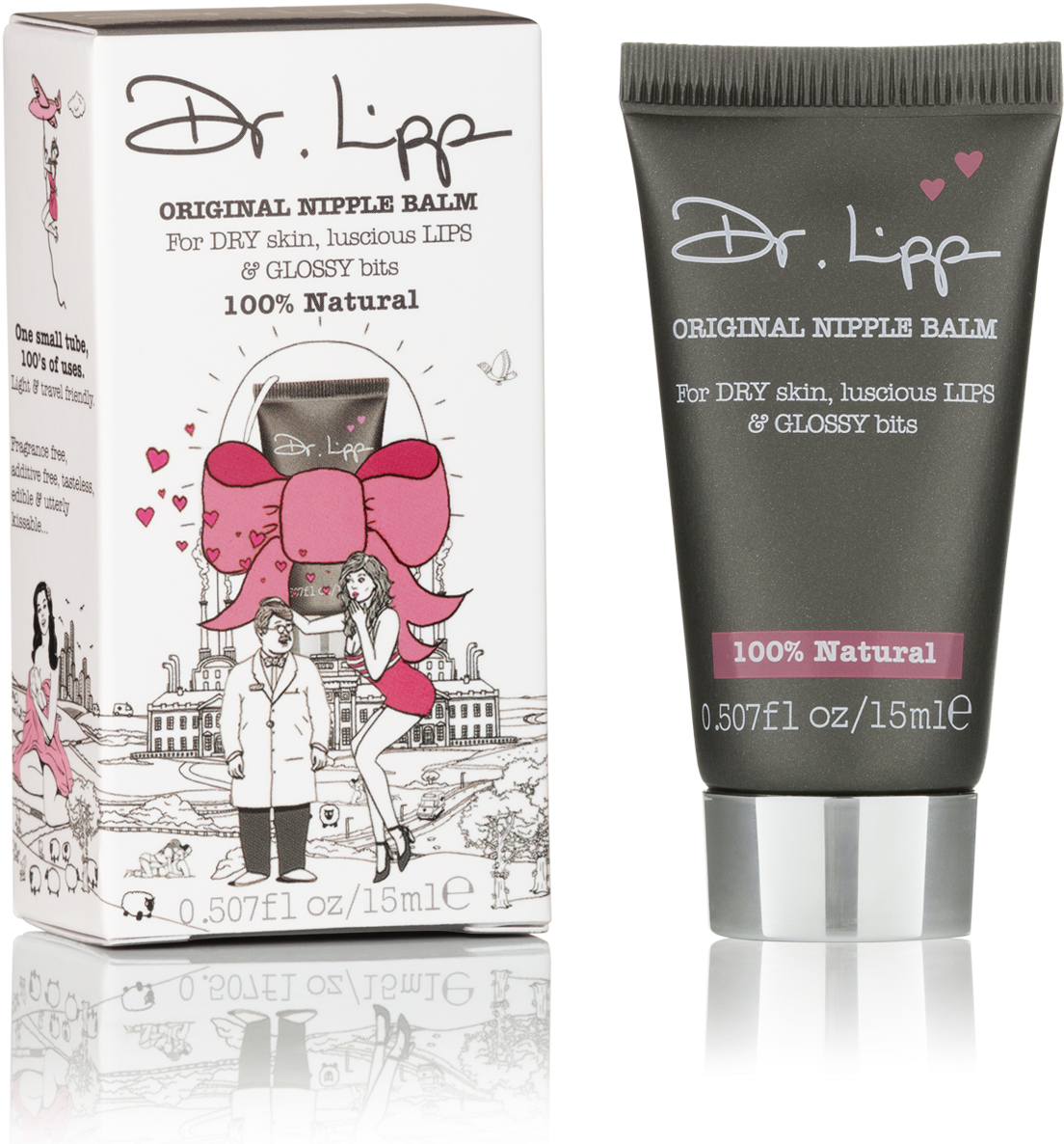 The Original Nipple Balm For Dry Skin, Luscious Lips, - Dr Lipp Original Nipple Balm Clipart (1251x1251), Png Download
