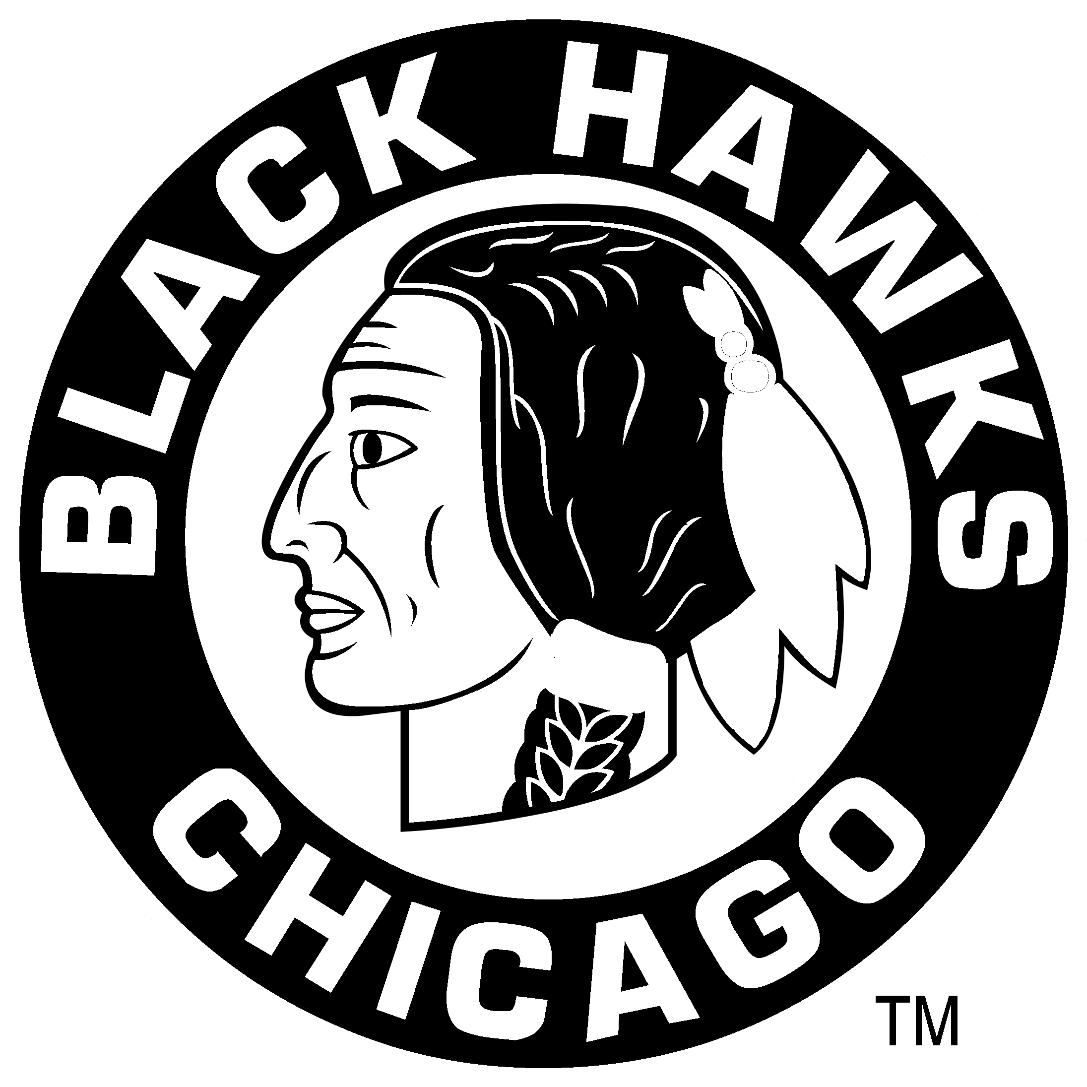 Chicago Blackhawks Logo Png Transparent & Svg Vector - Chicago Blackhawks Clipart (2400x2400), Png Download