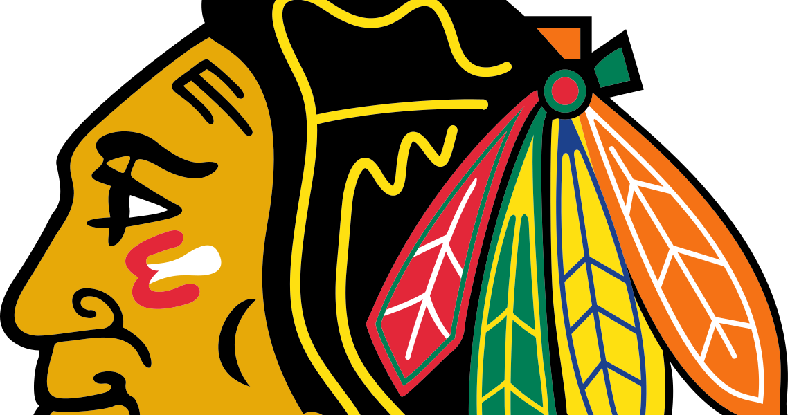 Chicago Blackhawks Head Clipart (1141x600), Png Download
