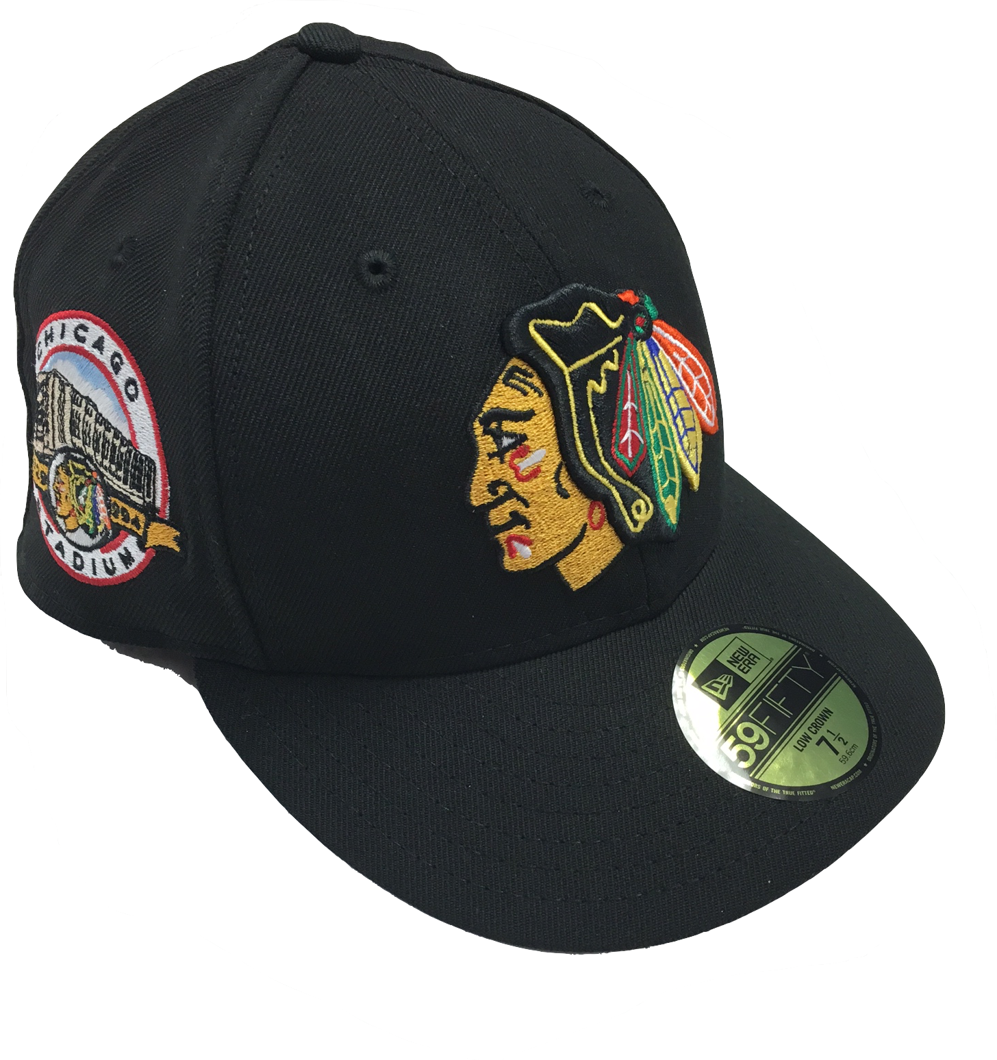 Chicago Blackhawks Low Profile Chicago Stadium Side - Baseball Cap Clipart (1456x1548), Png Download