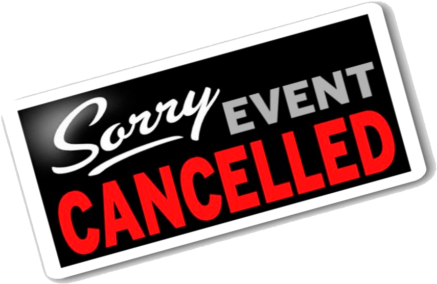 Event-cancelled , Png Download - Event Cancelled Due To Weather Clipart (855x557), Png Download