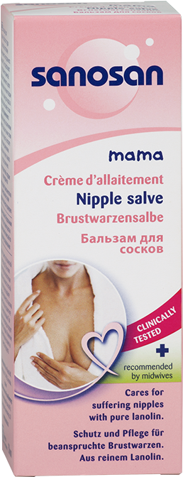 Nipple Salve 50ml - Sanosan Mama Nipple Salve Clipart (768x768), Png Download