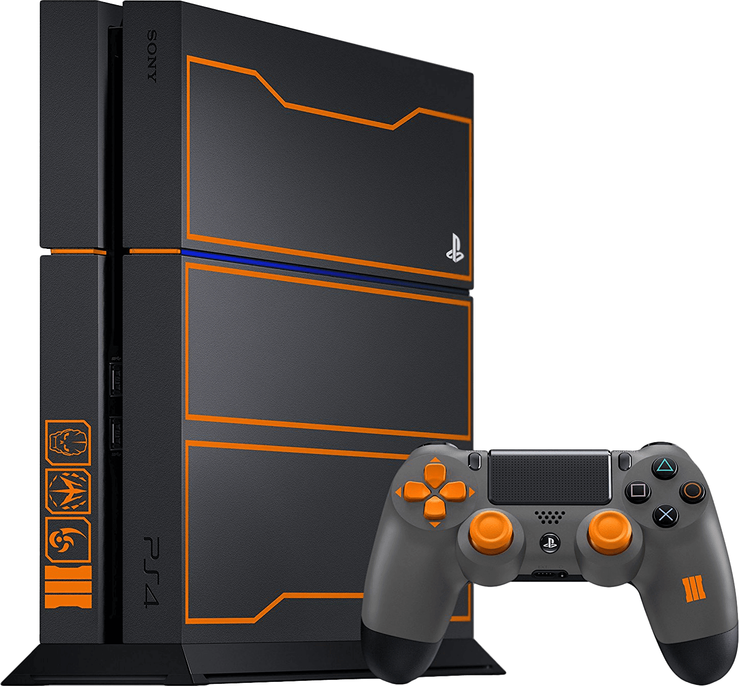 Playstation 4 1tb Console Limited Call Of Duty Black - Ps4 Edicion Call Of Duty Black Ops 3 Clipart (1448x1345), Png Download