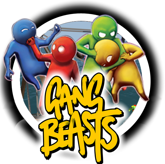 Gang Beast Png - Gang Beasts Ps4 Case Clipart (567x564), Png Download