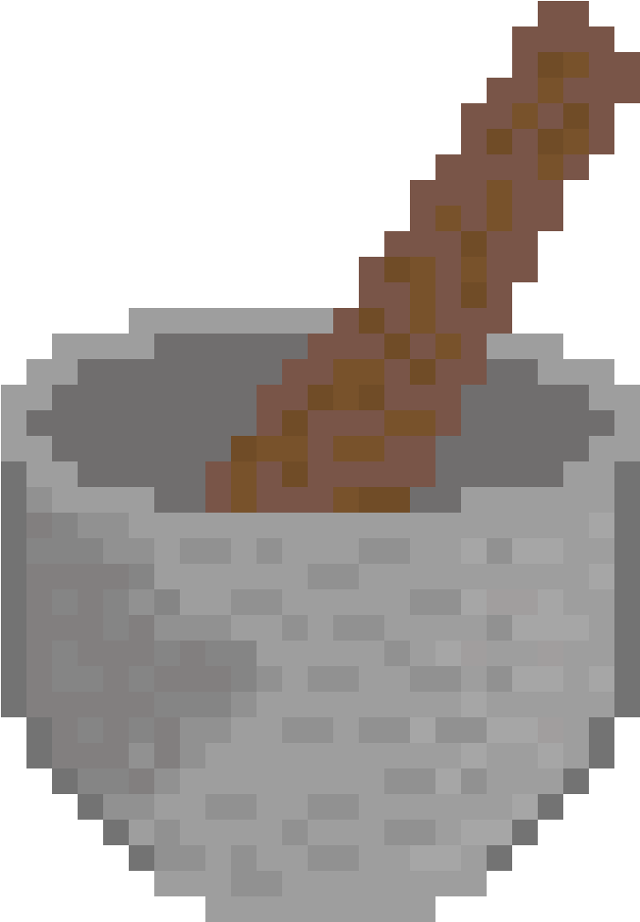 Mortar And Pestle - Pokemon Mystery Dungeon Item Clipart (701x1009), Png Download