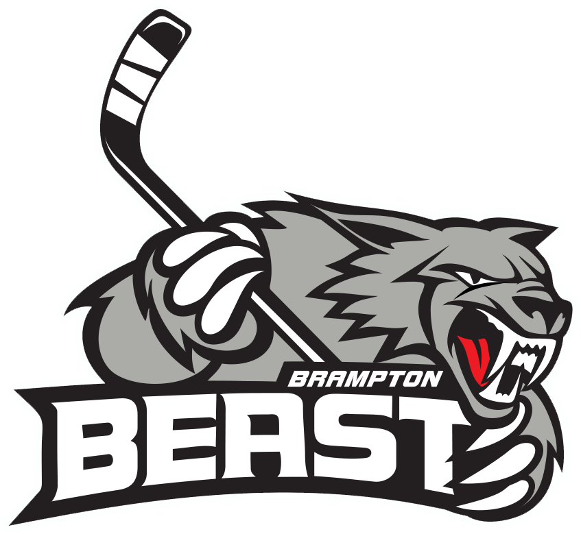 Brampton Beast Logo - Beast Hockey Clipart (847x779), Png Download