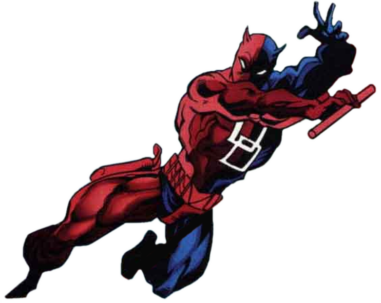 Marvel Daredevil Clipart Daredevil Png - Public Domain Hero Daredevil Transparent Png (742x591), Png Download
