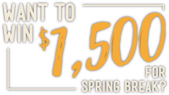We're Giving Away $1,500 For Spring Break And It Could - Parallel Clipart (800x474), Png Download