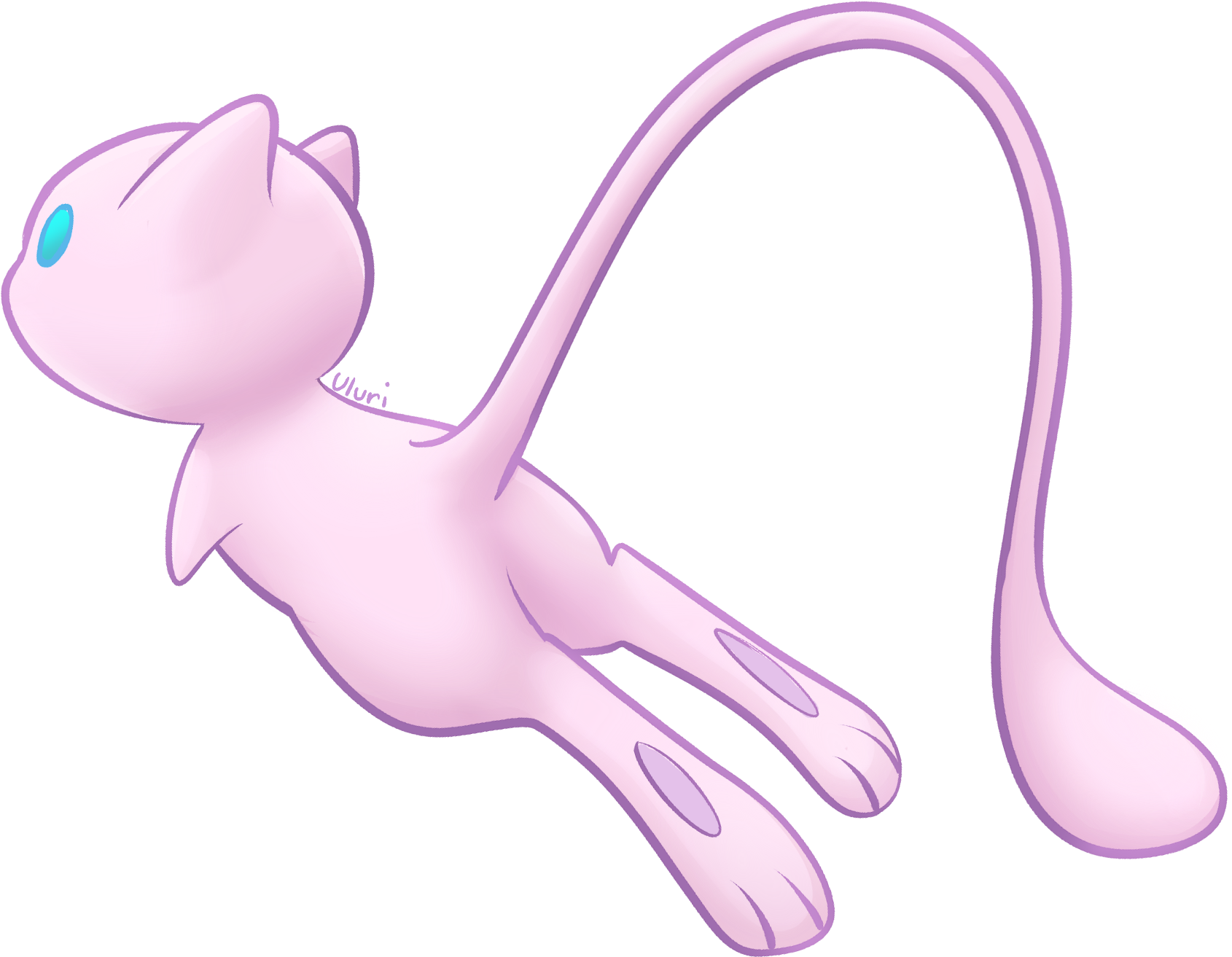 Mew - Animal Figure Clipart (1692x1328), Png Download