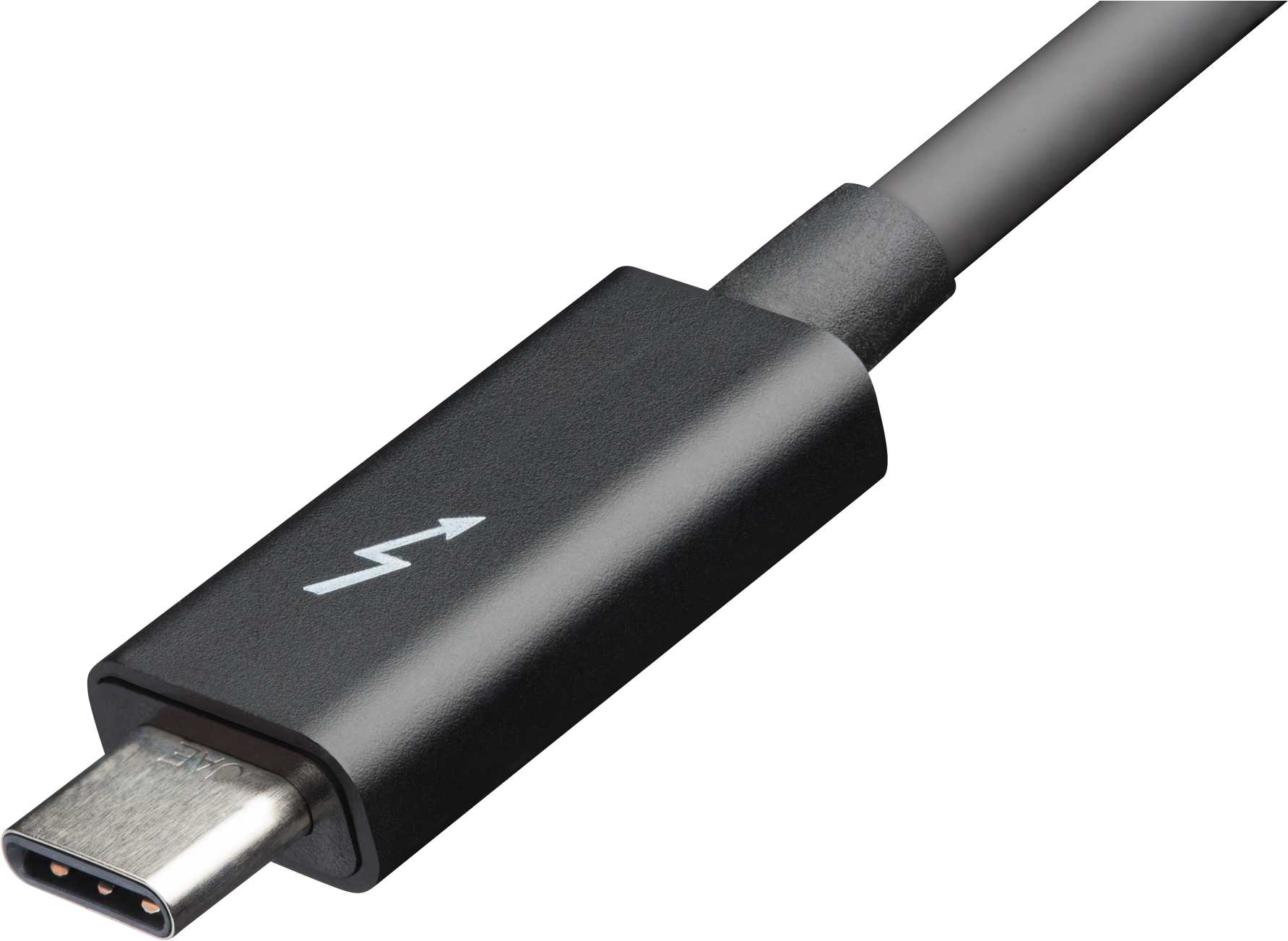 Thunderbolt Update 3 Quarter Preview Transparent - Thunderbolt 3 Usb C Symbol Clipart (2000x1333), Png Download