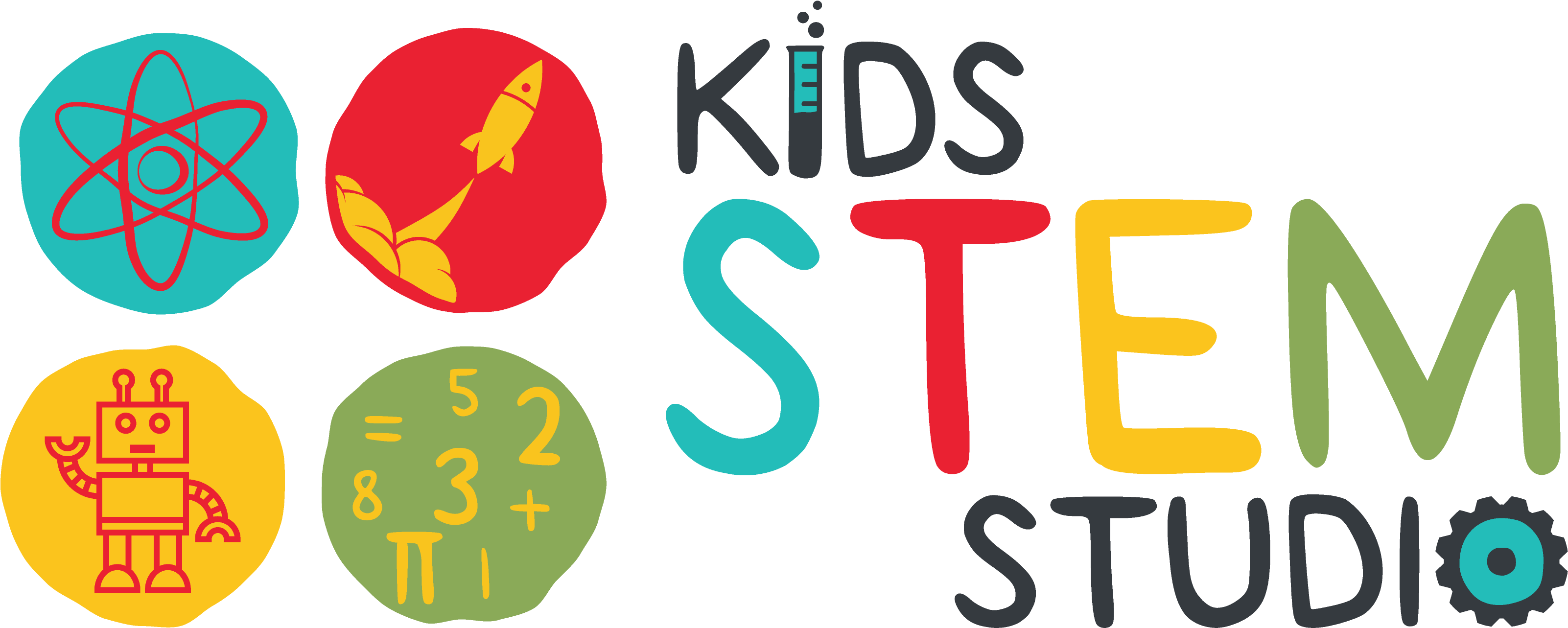 Kids Stem Studio - Stem For Kids Clipart (3333x1458), Png Download