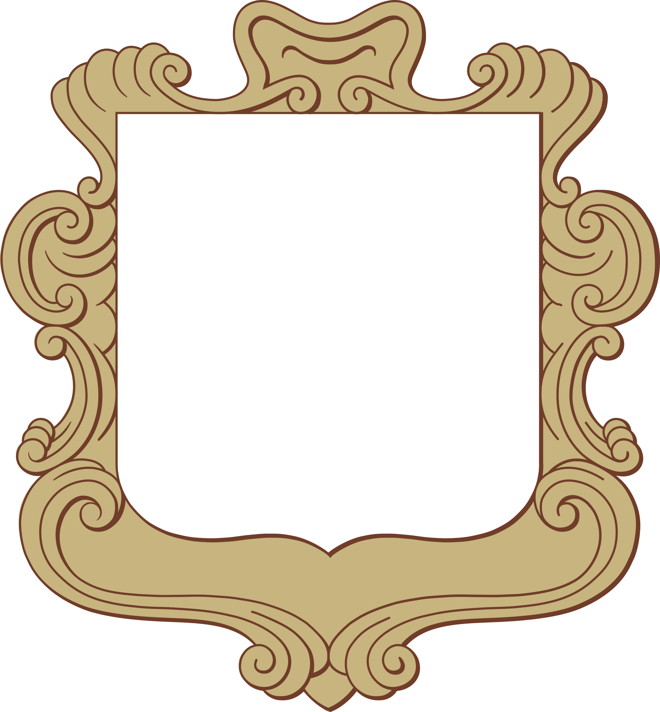 This Free Icons Png Design Of Ornate Frame 24 Clipart (2225x2400), Png Download