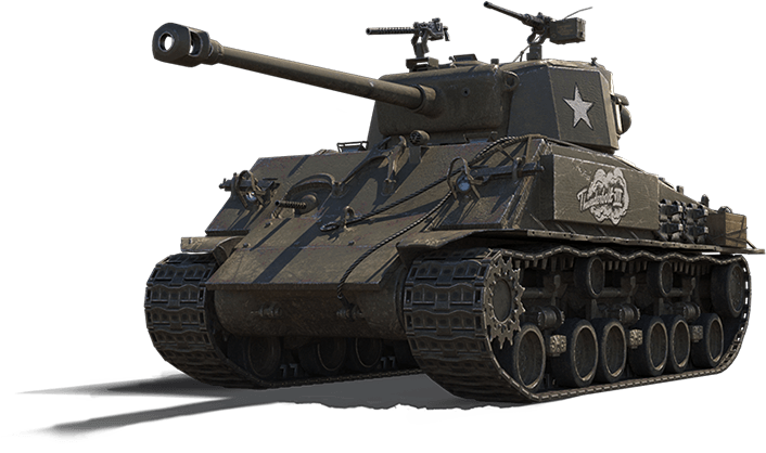 M4a3e8 Thunderbolt Vii Clipart (746x600), Png Download