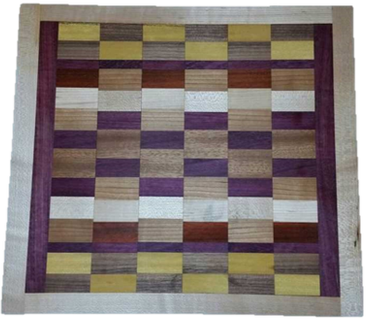 Curly Maple, Yellow Heart, Black Walnut, Purple Heart, - Patchwork Clipart (1292x1292), Png Download