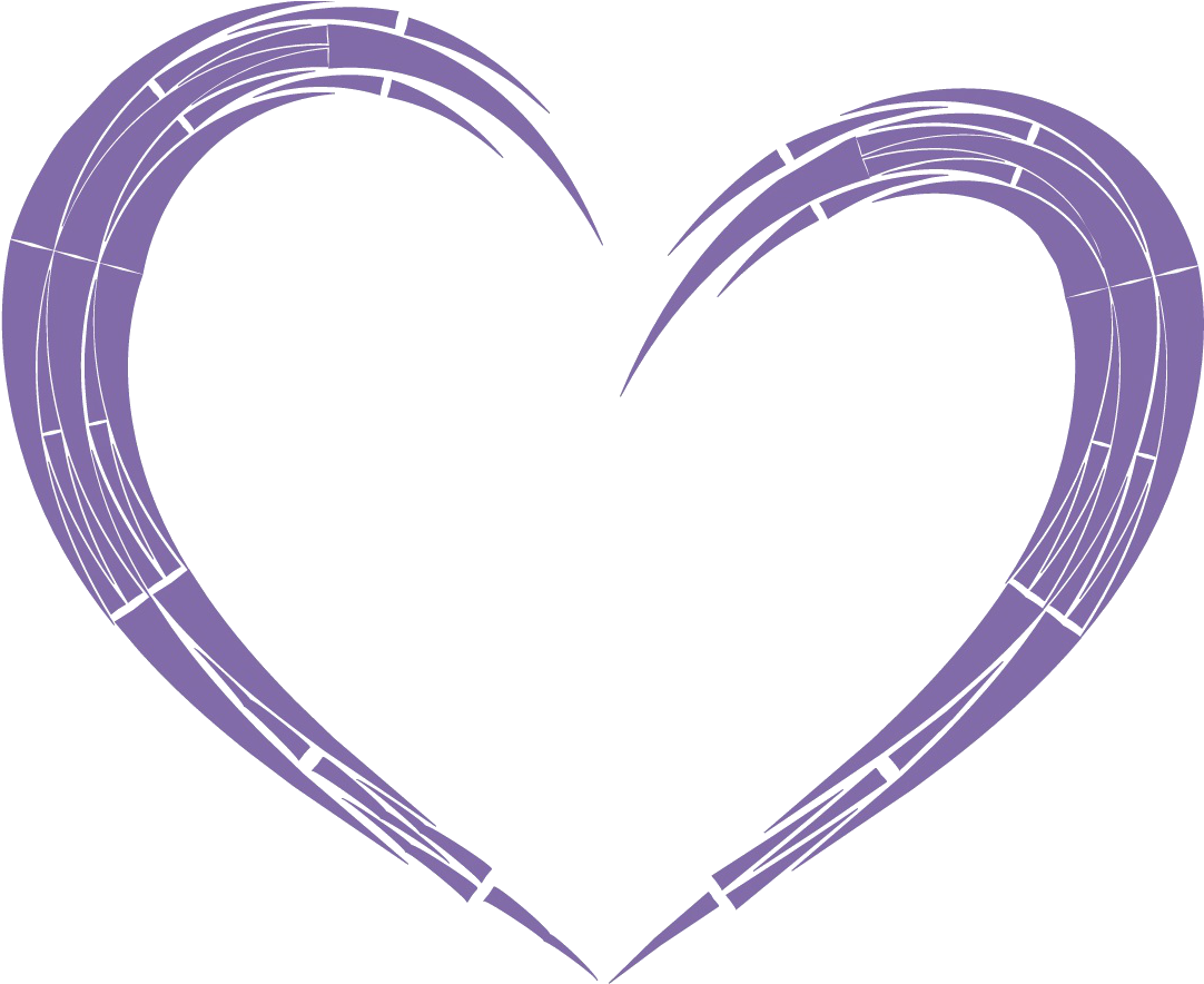 Purple Heart Transparent Png Clipart (1090x900), Png Download