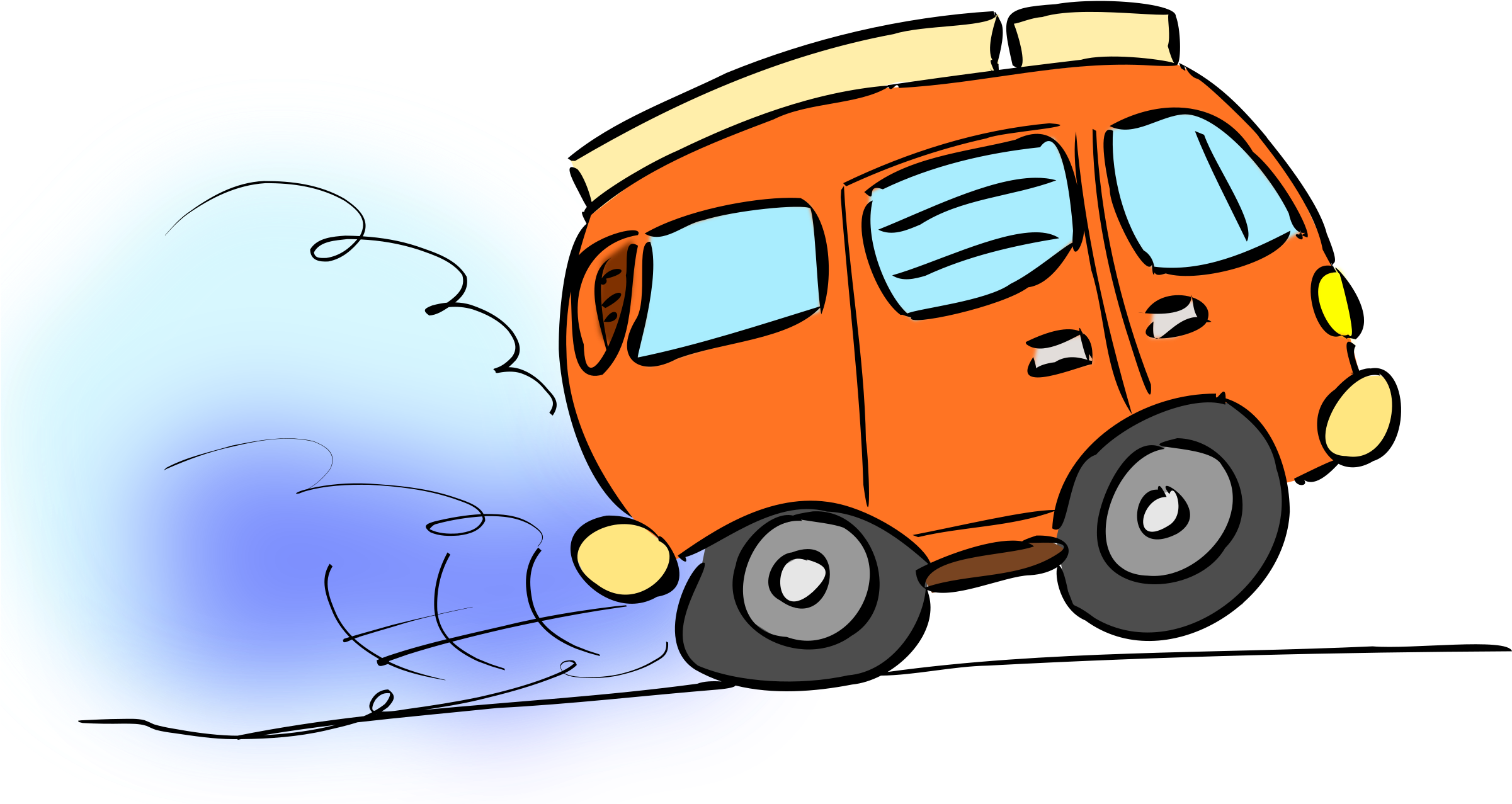 This Free Icons Png Design Of Vintage Camping Van Clipart (2400x1316), Png Download