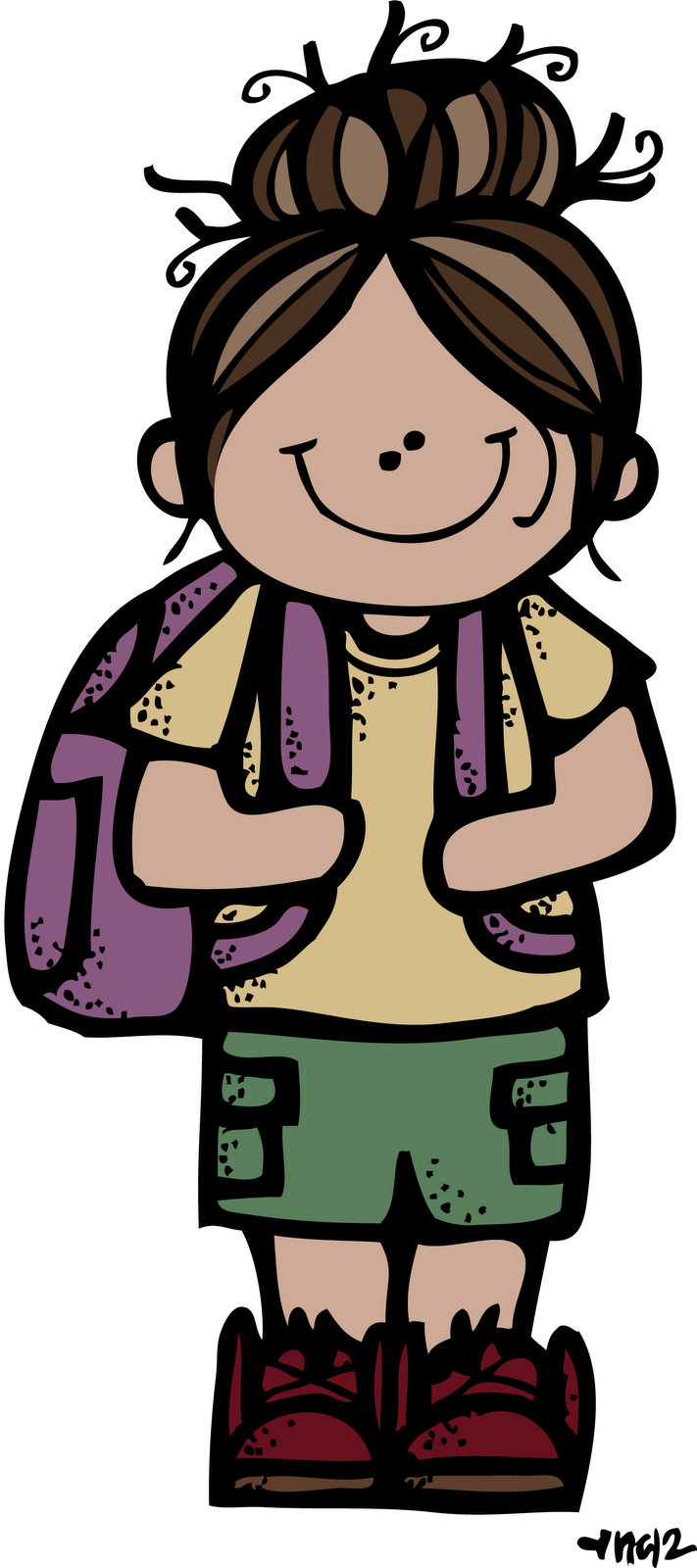 Football Clipart Football Clipart - Camping Girl Clip Art - Png Download (711x1600), Png Download