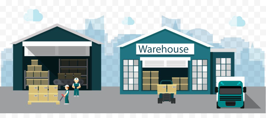 Factory Png Transparent Picture - Warehouse Illustration Png Clipart