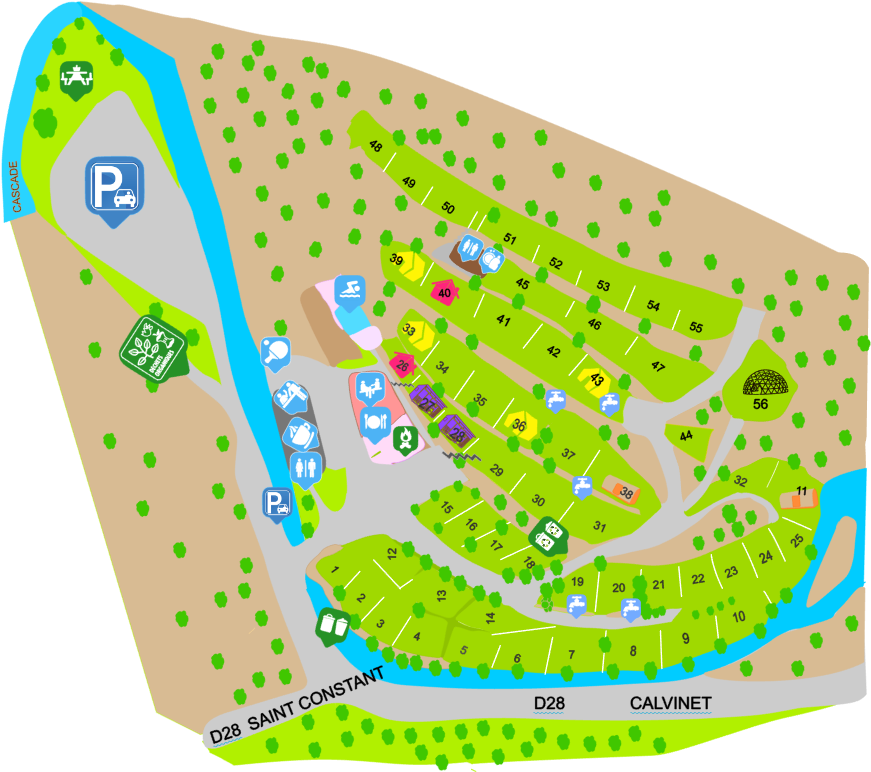 The Campsite Map - Plan Clipart (903x819), Png Download