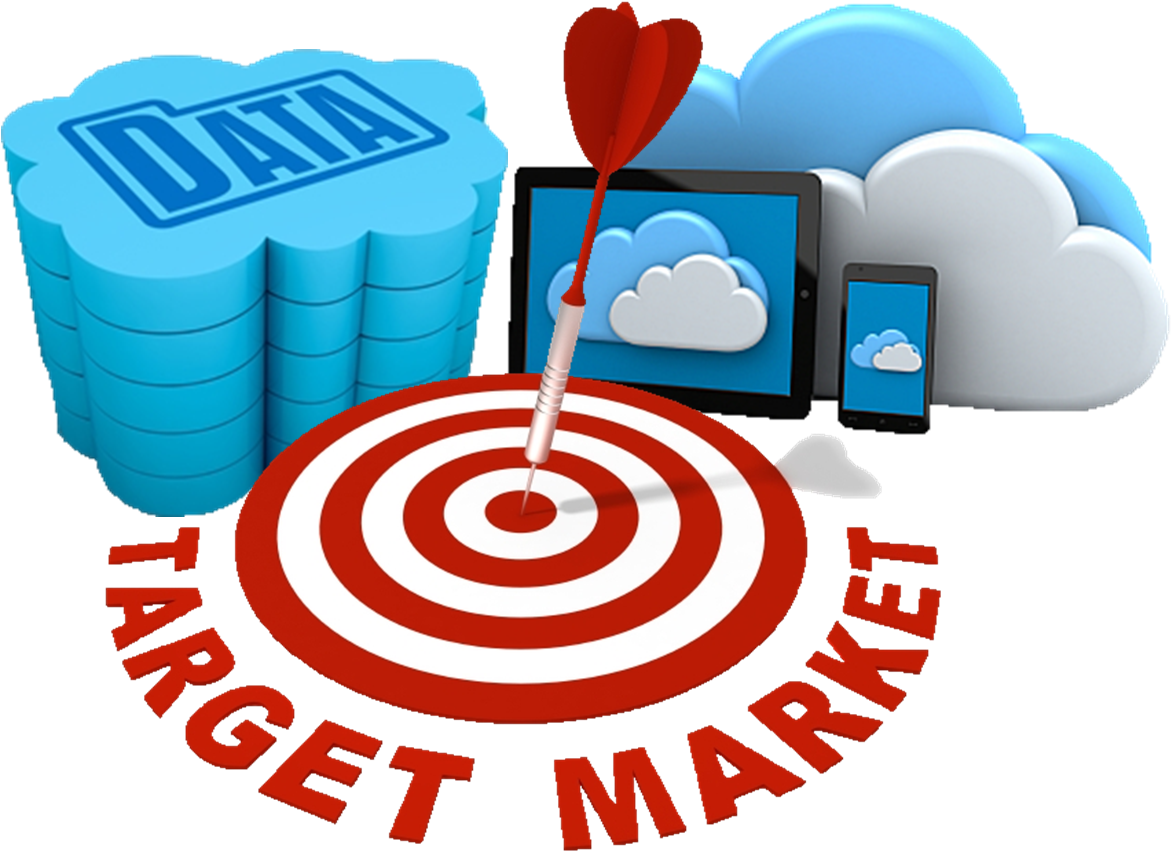 The Target Market - Selecting The Target Market Clipart (1199x953), Png Download
