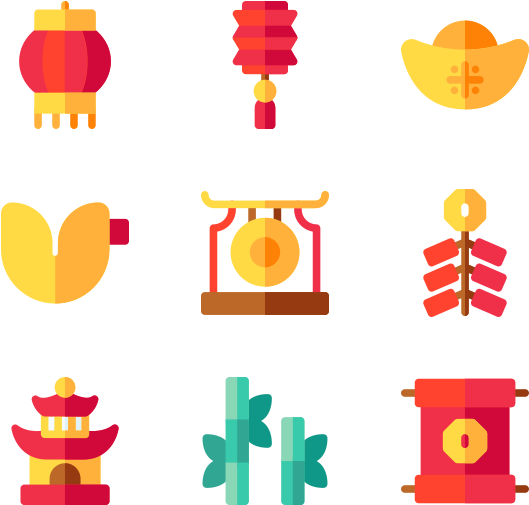 Chinese New Year Clipart (600x564), Png Download