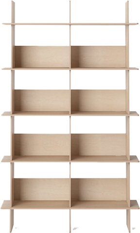 Linnea Bookshelf Plywood Flat Pack Bookshelf Clipart Large