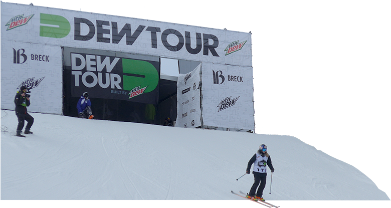 Dew2 - Nordic Skiing Clipart (800x416), Png Download