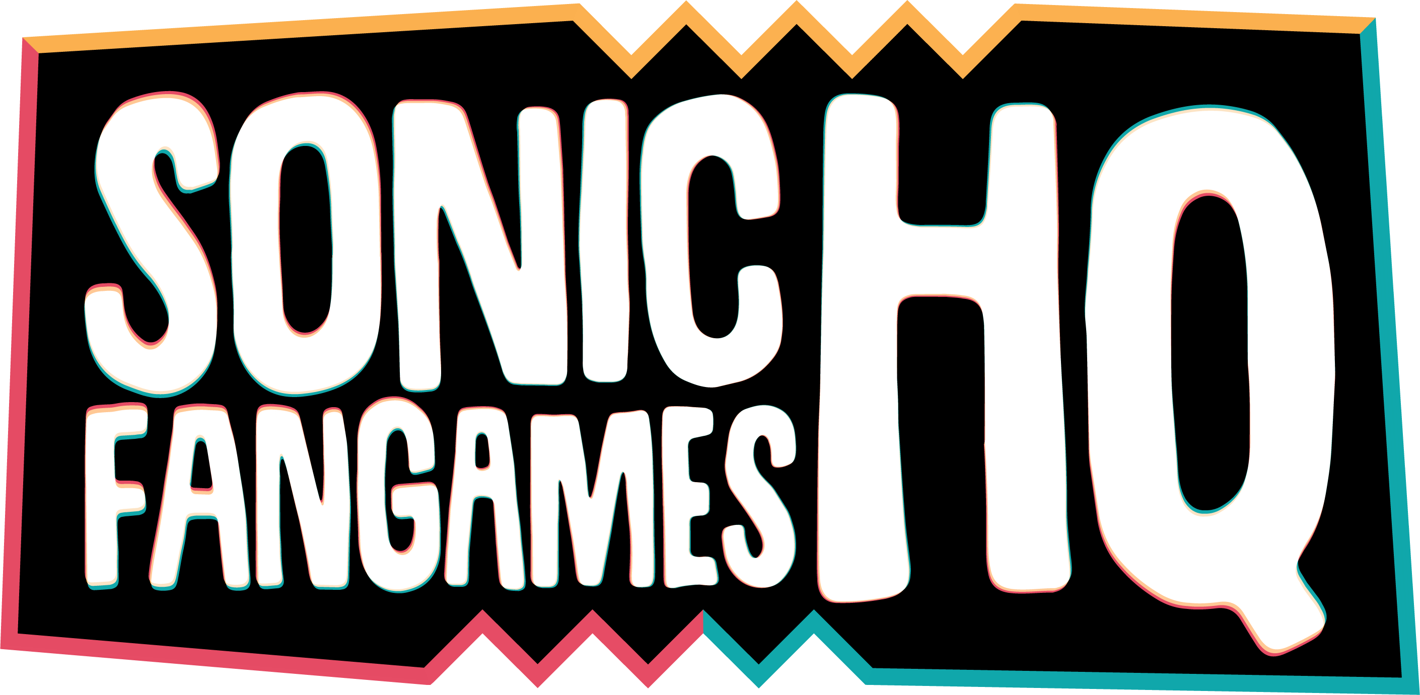 Sonic Fan Games Hq Logo Clipart (2820x1381), Png Download