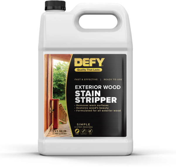 Defy Stain-stripper - Defy Exterior Wood Stain Stripper Clipart (600x649), Png Download