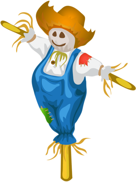 Free Png Download Scarecrow Transparent Png Images - Scarecrow Clipart Transparent Background (481x642), Png Download