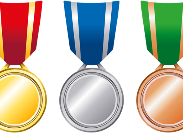 Gold Silver Bronze Medal Png Clipart (640x480), Png Download
