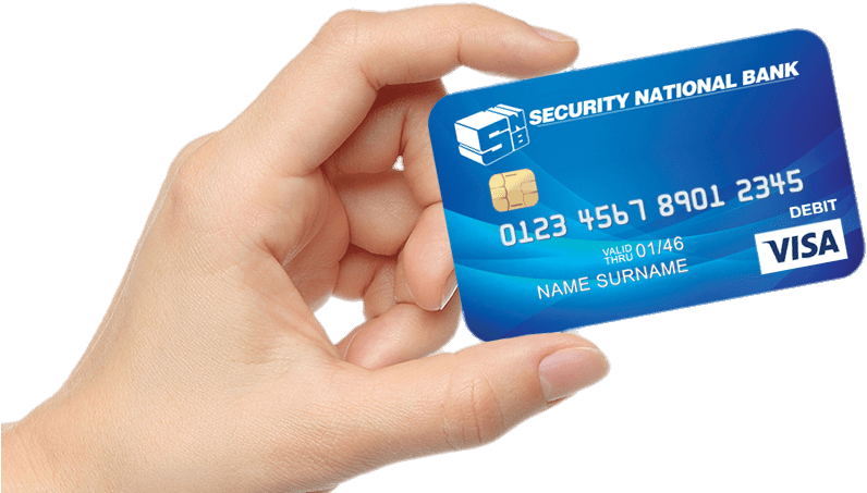 Bank Card In Hand - Debit Card In Hand Clipart (911x478), Png Download