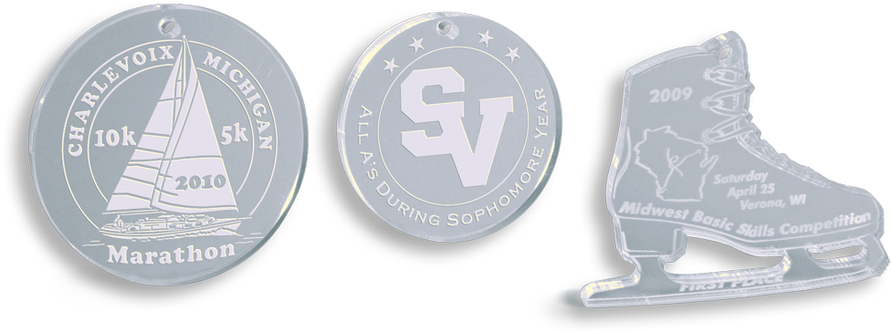Plexiglass Medals Clipart (1000x400), Png Download