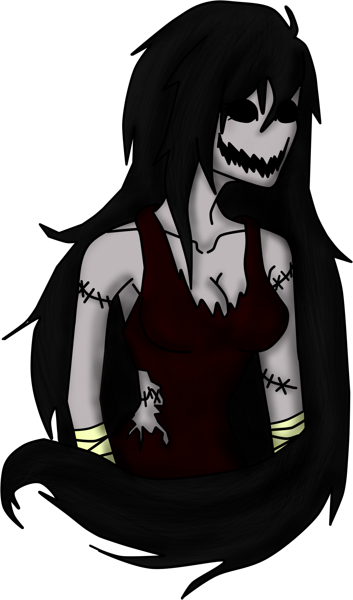 Scarecrow Creepypasta Clipart (1936x2592), Png Download