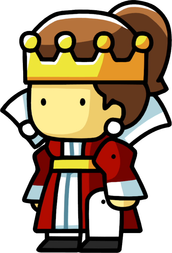 Queen Png Pic - Scribblenauts Queen Clipart (581x852), Png Download