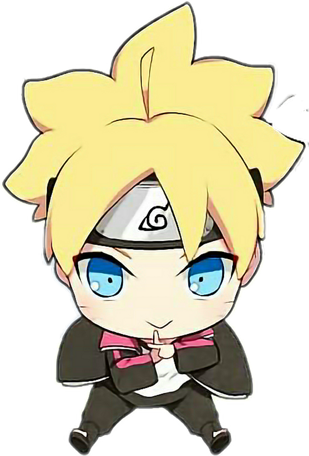 Boruto Sticker - Uzumaki Boruto Boruto Chibi Clipart - Large Size Png Image...