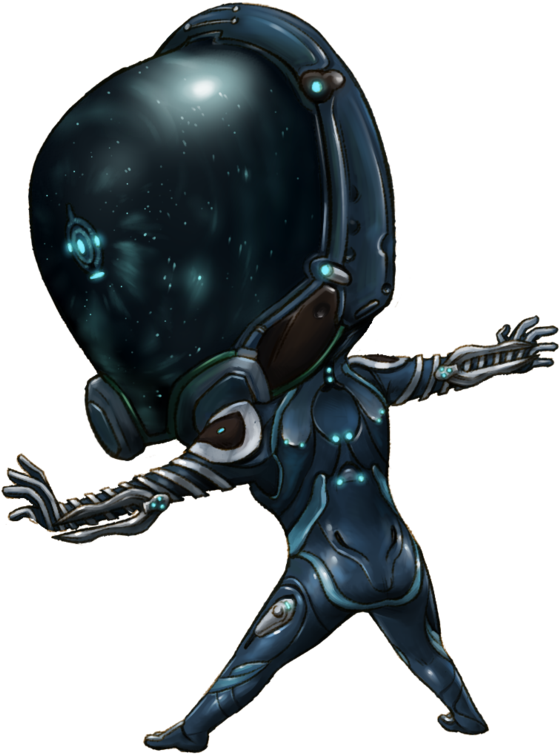 Warframe Chibi Mag Games 1718222 - Chibi Clipart (800x800), Png Download