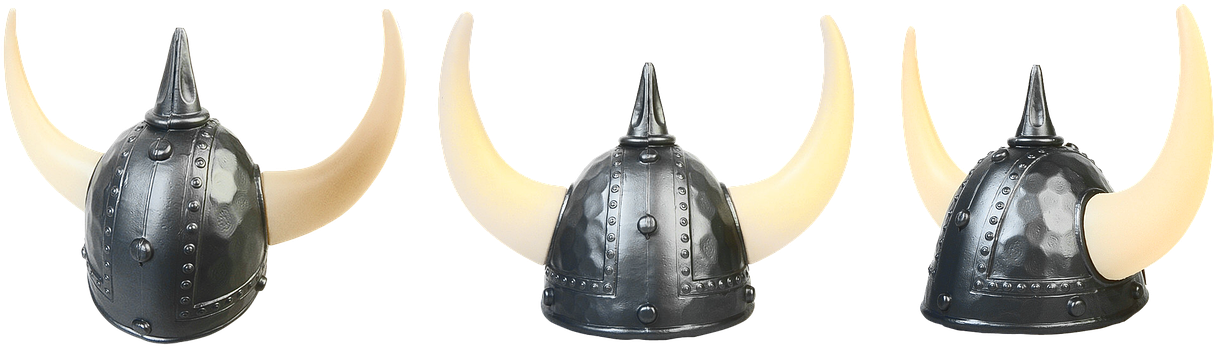 Helmet Vikings Shape - Casque De Viking Png Clipart (1280x404), Png Download