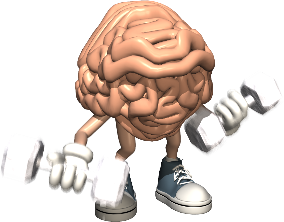 Does Your Brain Work Like A Muscle Clipart (1104x875), Png Download