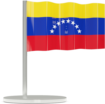 Flag Of Venezuela - Transparent Venezuelan Flag Clipart (640x480), Png Download