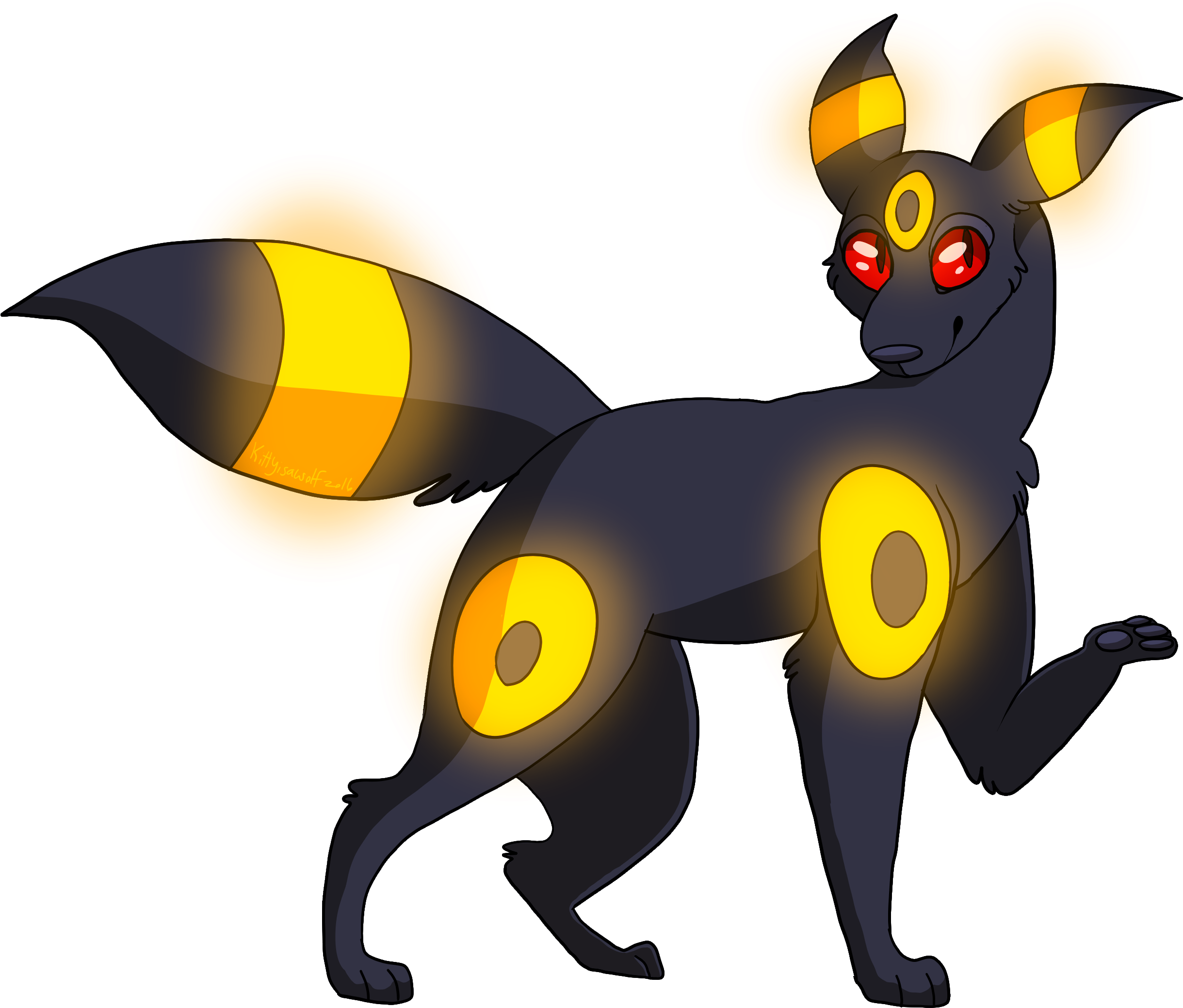 Umbreon - Umbreon Png Clipart (2539x2108), Png Download