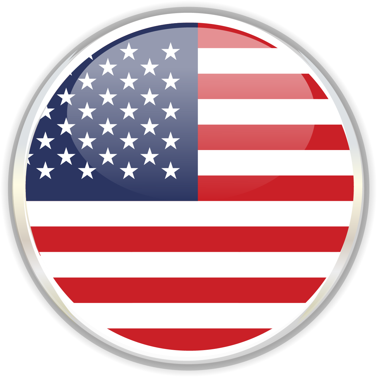 Bandera De Venezuela Y Usa Png - English Arabic Language Icon Clipart (1289x1289), Png Download