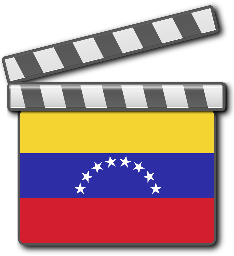 Venezuela Film Clapperboard - Flag Of Venezuela Clipart (935x1024), Png Download
