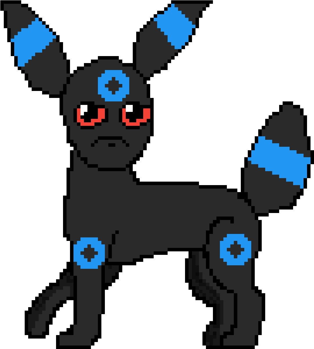 Umbreon Fan Art - Cartoon Clipart (1200x1200), Png Download