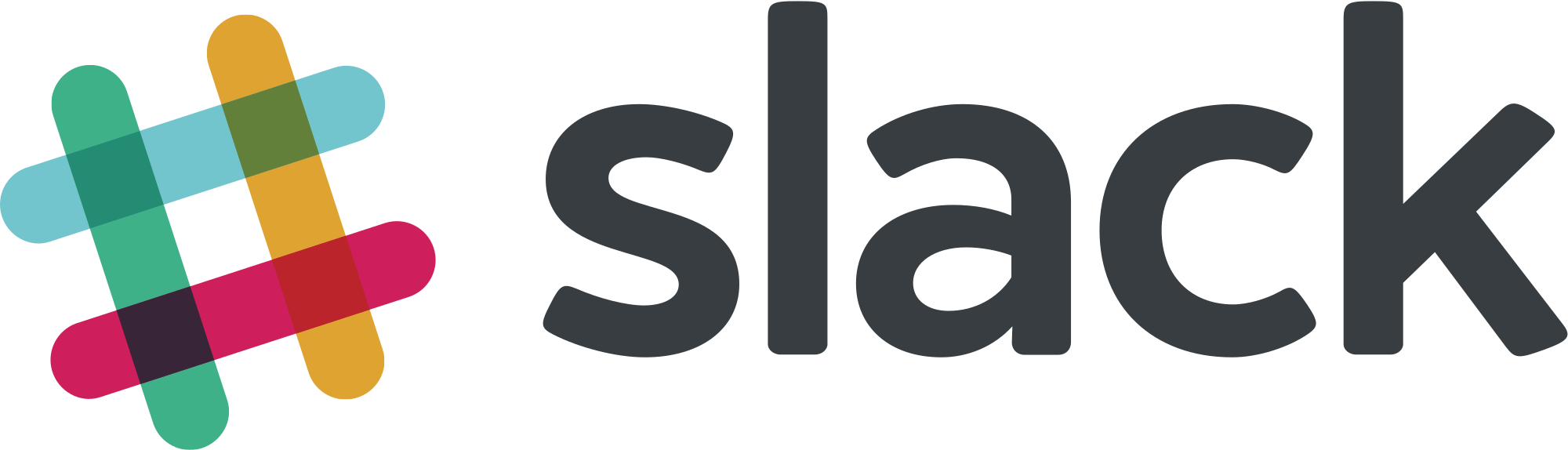 Slack-logo - Slack Logo Png Clipart (2000x574), Png Download